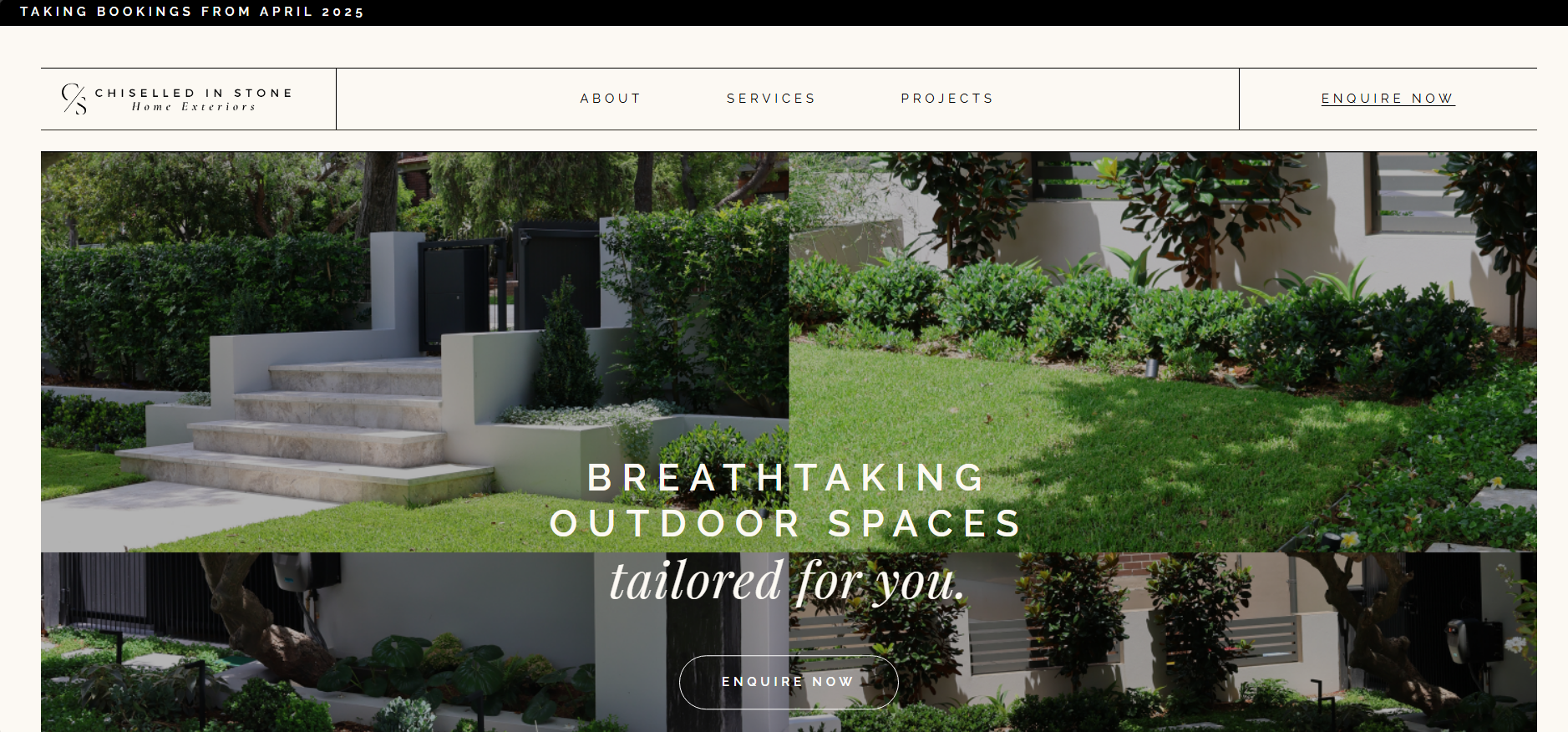 Chiselled in Stone website
