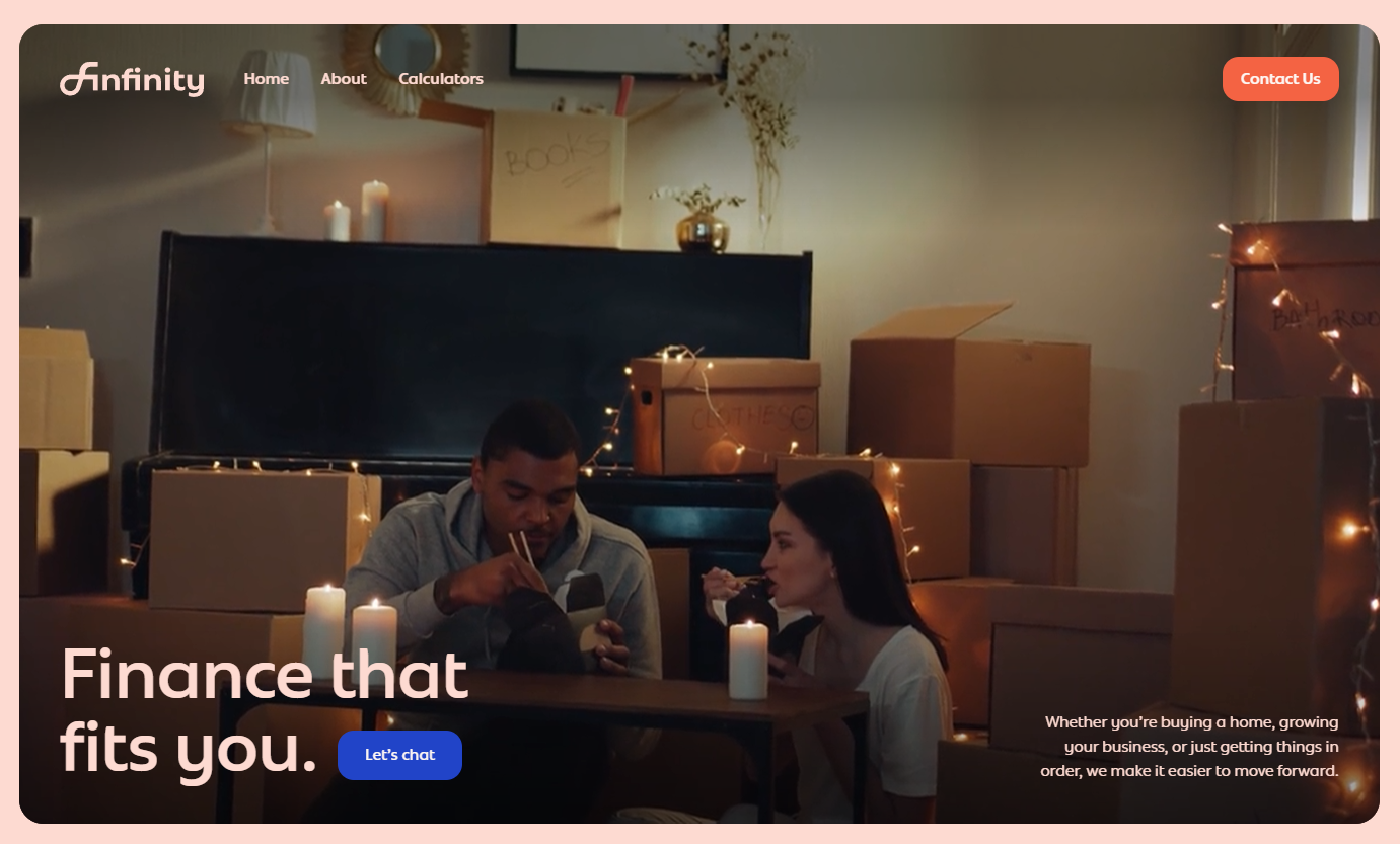 Finfinity website