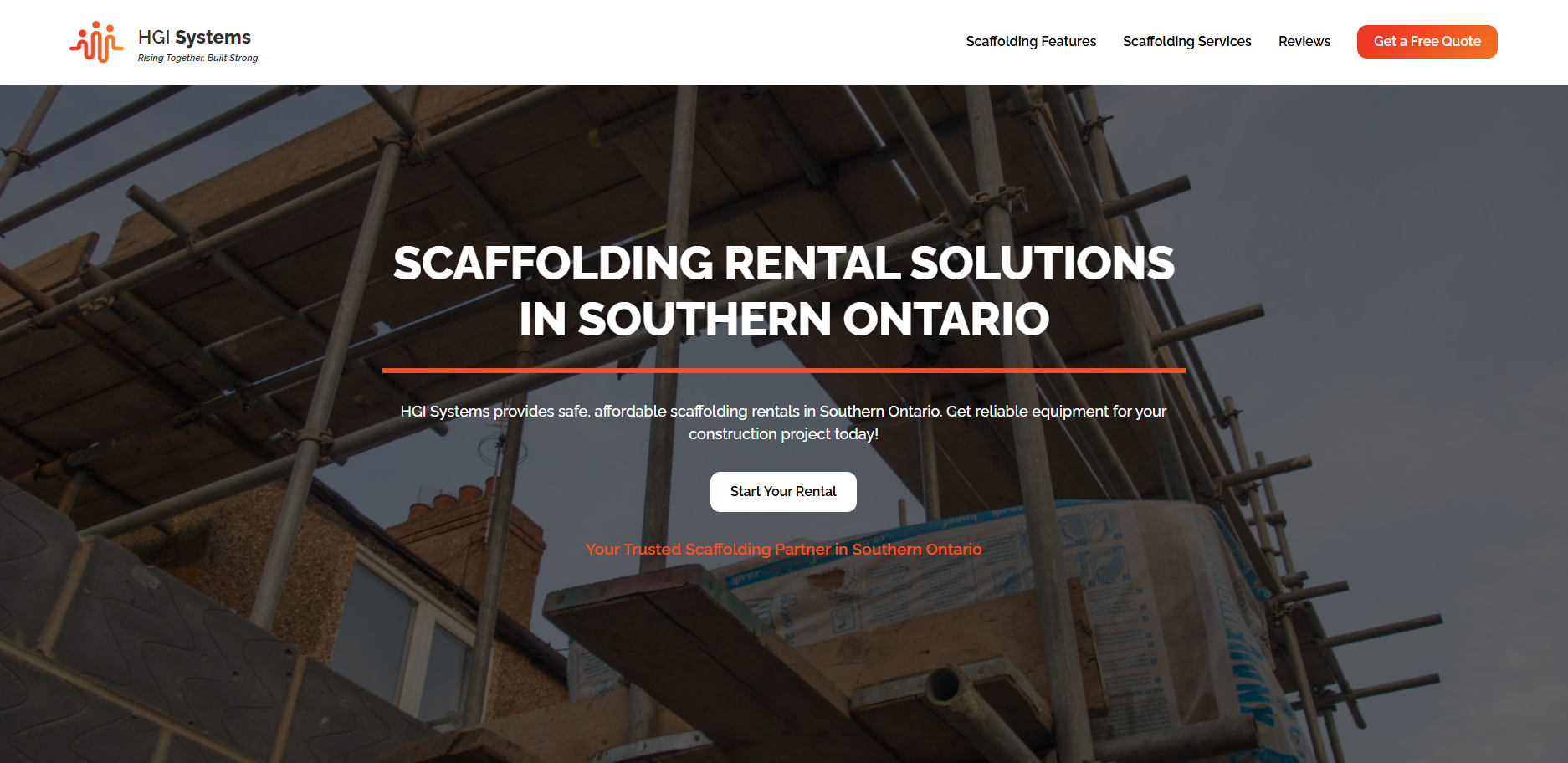 HGI Systems website